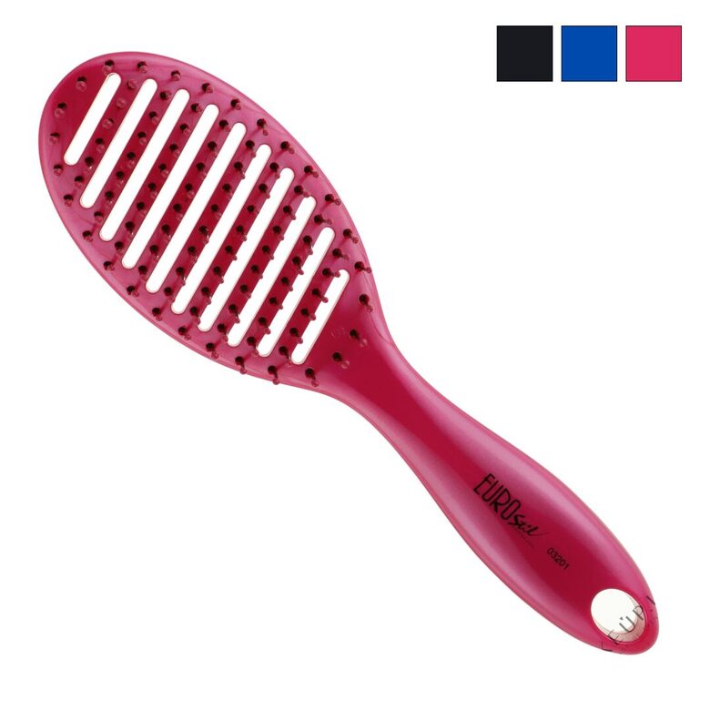 Eurostil hair styling brush, different colors