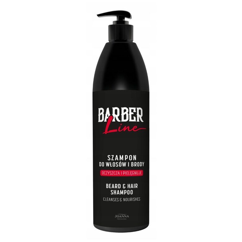 Barber Line Shampoo for hair and beard for men, 1000ml