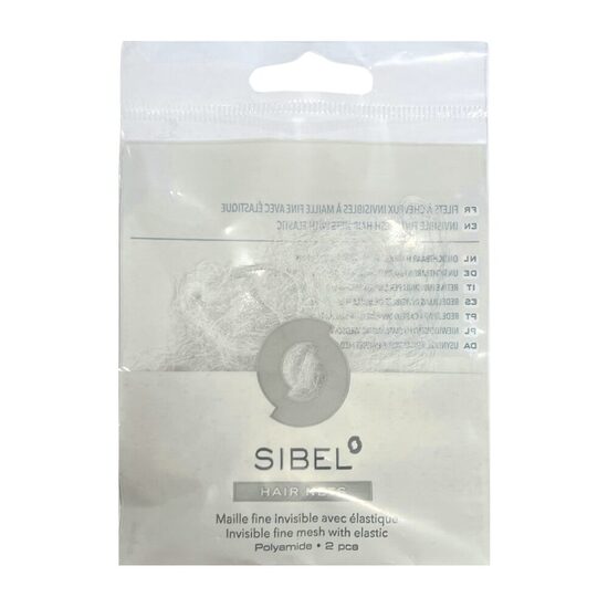 Сеточка-невидимка для волос белая с мелкими ячейками