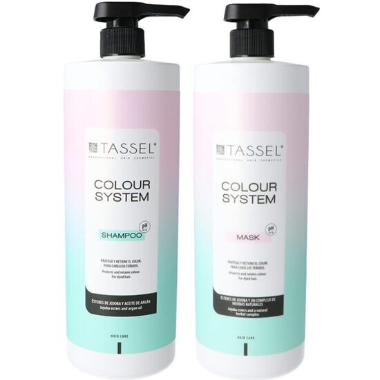 Jaunums - Tassel krāsu aizsargājošs šampūns + maska, 1000ml + 1000ml