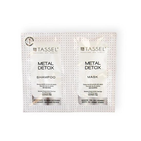 Tassel Metal Detox šampūns+maska, 15 ml+15 ml