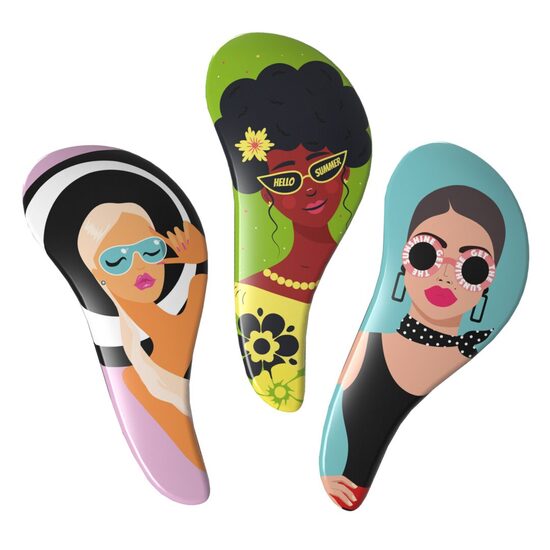 D-Meli-Melo Retro atšķetinoša matu suka