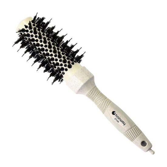 Hairway Organica apaļa matu suka, Ø 34/74 mm, bēša krāsa