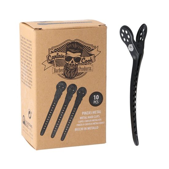 Metāla matu sprādzes, 10 gab.