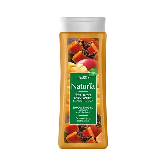 Joanna ''Naturia'' shower gel mango and papaya, 300 ml