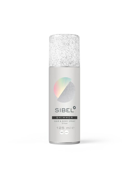 Matu un ķermeņa spīduma aerosols | Sudraba mirdzums, 125 ml
