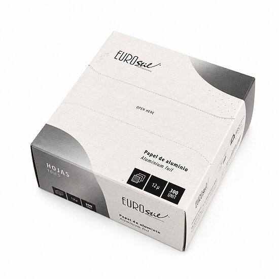 Eurostil folijas loksnes, sagrieztas, 300 gb.
