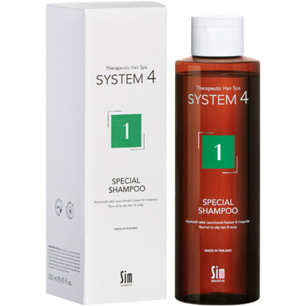 S4 1 Speciāls terapeitisks šampūns normālai un taukainai galvas ādai, 250 ml