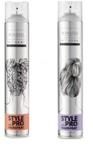 Лак для волос ''Tassel'' сильная + очень сильная фиксация, 750 мл + 750 мл