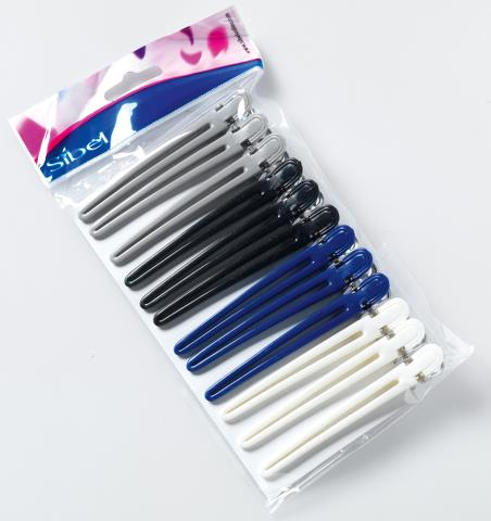 Combined (plastic and metal) hair clips, 1 pcs.