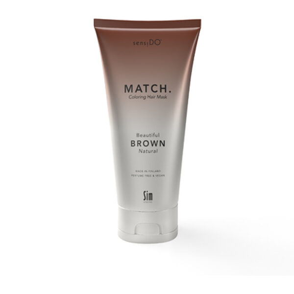 Увлажняющая и восстанавливающая маска SensiDo Match, цвет ''Beautiful Brown'' (Natural), 200 мл