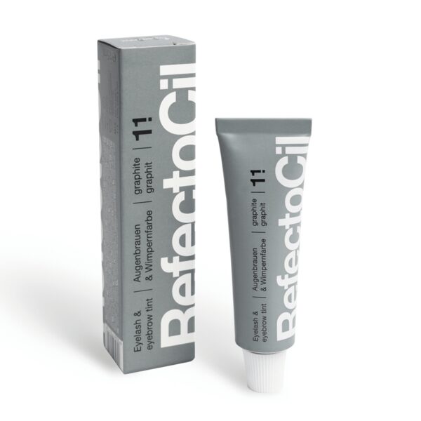 RefectoСil krāsa skropstām un uzacīm Nr.1.1, grafīts
