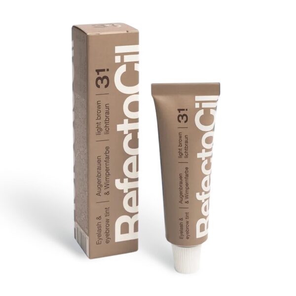 RefectoСil krāsa skropstām un uzacīm Nr.3.1, gaiši brūna