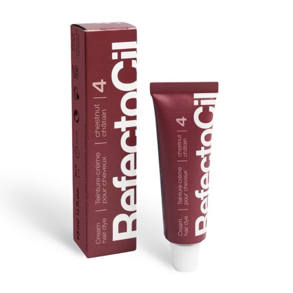 RefectoСil krāsa skropstām un uzacīm Nr.4, kastanis