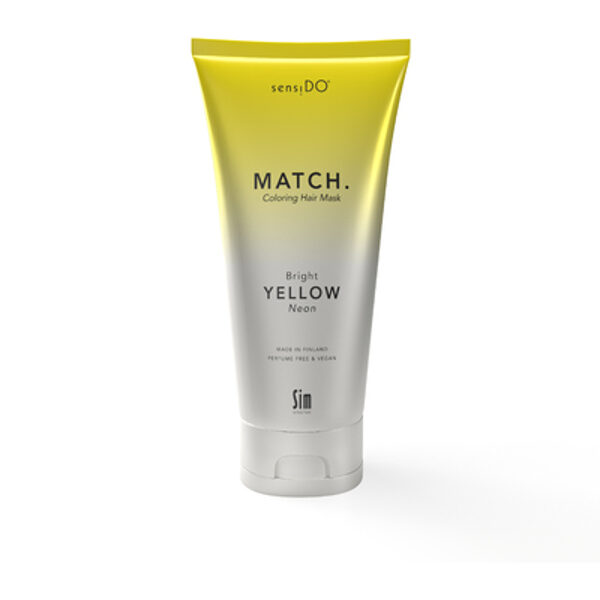 Tonējošā maska Sensido Match ''Bright Yellow'' (Neon), 200 ml