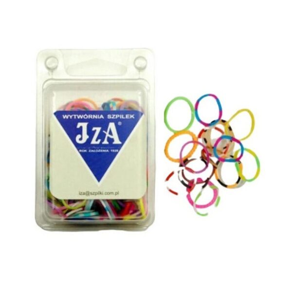 Silicone hair ties, multicoloured, 300 pcs.