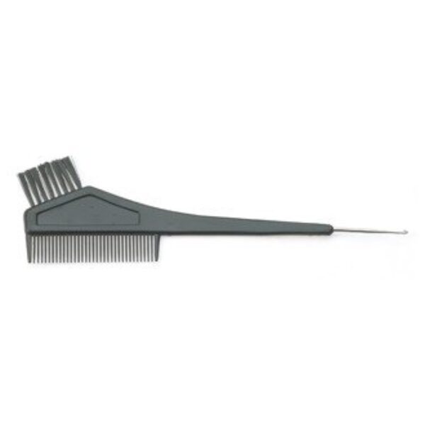 Hair colour brush "Black comb+hook"