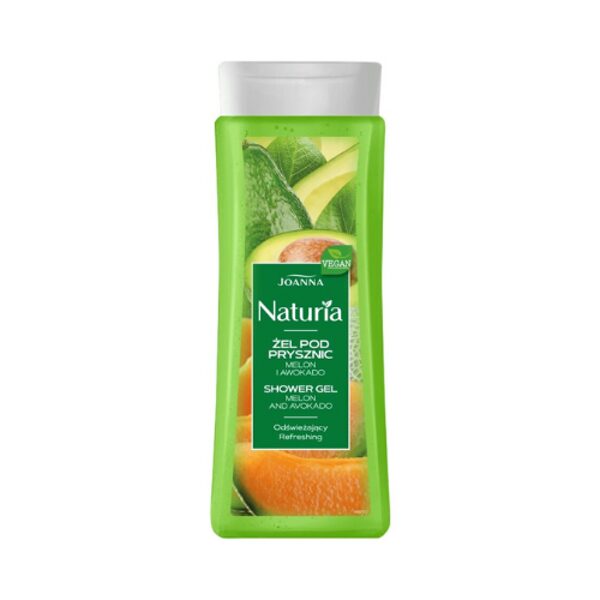 Joanna shower gel ''Naturia'' with melon and avocado extract, 300 ml