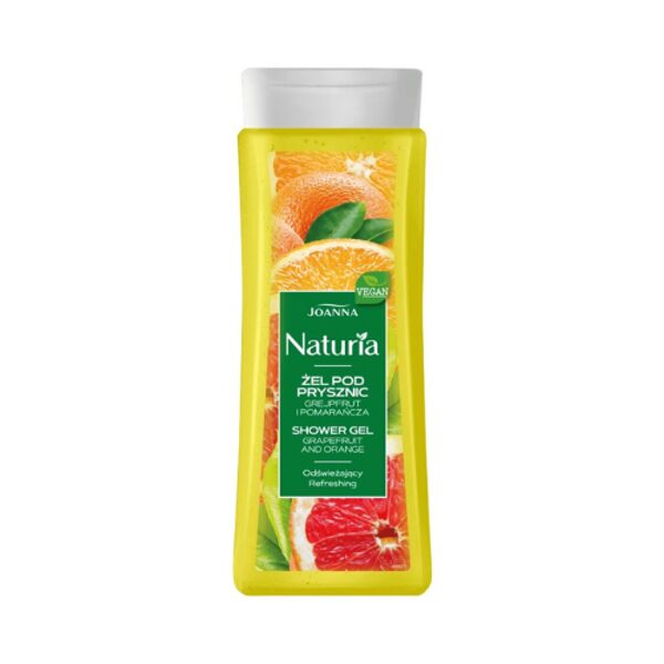 Joanna shower gel ''Naturia'' with grapefruit and orange, 300 ml