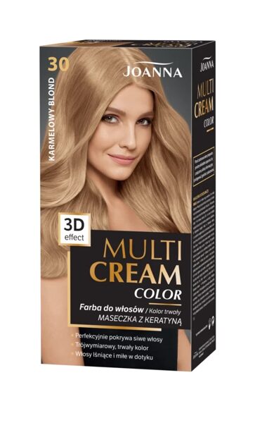 Краска для волос ''Multi Cream'', 30- Светлая карамель