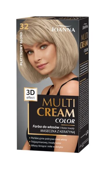 Matu krāsa ''Multi Cream'', 32 - Platīna blonds