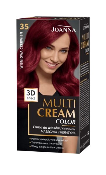 Краска для волос ''Multi Cream'', 35 - Красная вишня