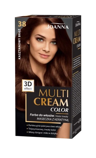 Краска для волос ''Multi Cream'', 38 - Каштановый коричневый