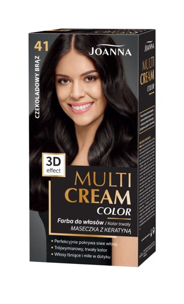 Краска для волос ''Multi Cream'', 41 - Шоколадный коричневый