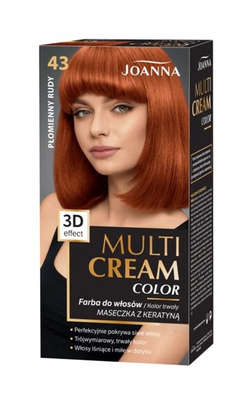Краска для волос ''Multi Cream'', 43 - Огненный красный