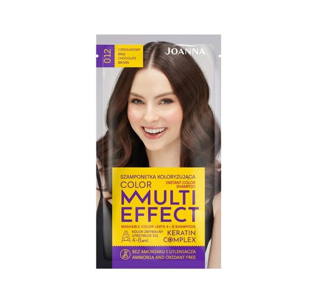 Krāsojošs šampūns ''Multi Effect", 012 - Šokolādes brūns