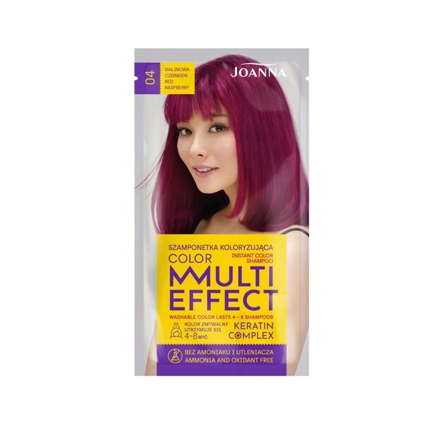 Krāsojošs šampūns ''Multi Effect", 04 - Aveņu sarkans
