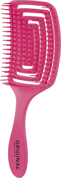 Izliektas formas matu suka ar ventilāciju ''Original'', rozā