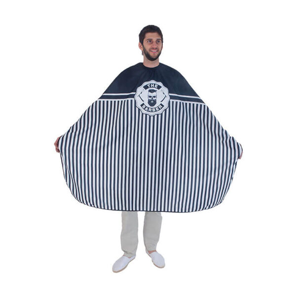 Peņuārs matu griešanai ''Striples skull'', ar akīti