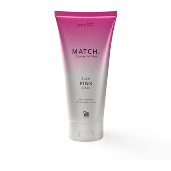 Tonējošā maska Sensido Match ''Super Pink'' (Neon), 200 ml